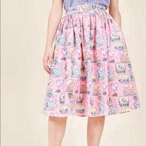 Flamingo Skirt. Size XL